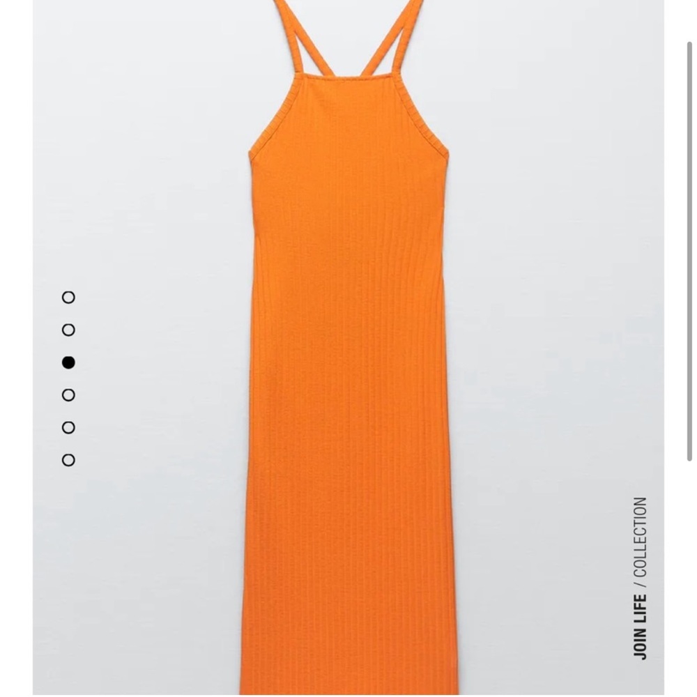 Verano halter dress - Orange
